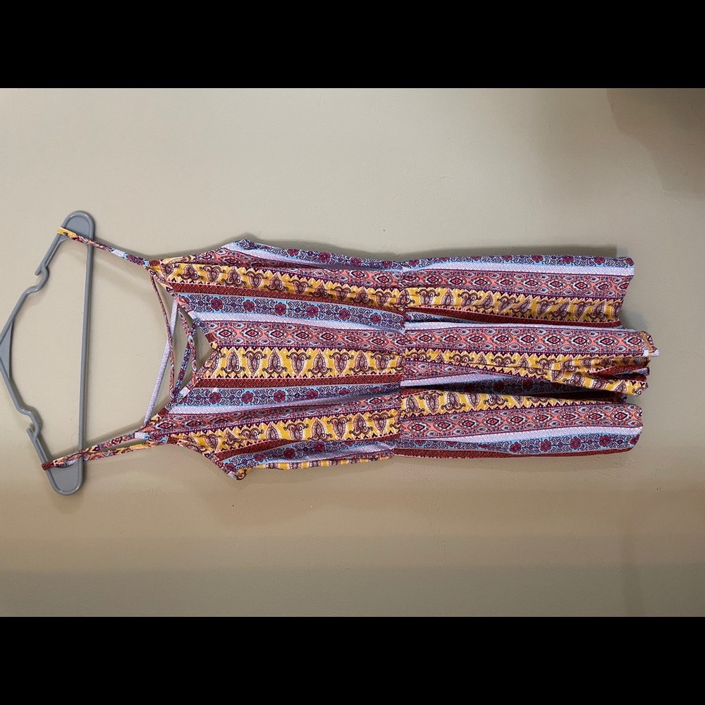 Tribal print romper